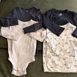 H&M baby onesies